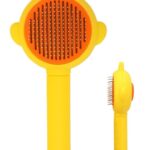 Pet brush with hair removal button - funny shapes