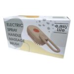 Electric spray massage brush with handle