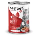 Best Pet 400gm can with beef flavor for adult cats