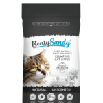 Benty Sandy cat litter 20L - black carbon scent