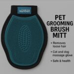 Nunbell grooming silicone glove brush