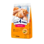CLUB 4 PAWS - Adult Cats - Veal - 300gm