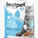 Best Pet 400gm can with tuna & anchovy flavor for adult cats