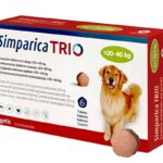 SIMPARICA TRIO chewable tab for dog ( 1 tablet ) 20 - 40 kg