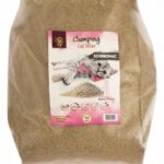 Doodzy Cat Litter Baby Powder Scent economic 10 L (رمل داكن)