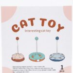Plastic toy with movable ball and inner ball rack