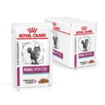 ROYAL CANIN feline renal with fish pouch 85gm