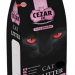 CEZAR Cat Litter Fast Clumping Natural Bentonite10L ( Baby Powder Scent)