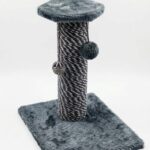 Cat scratchers with toys - 1 row