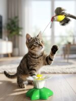 Interactive Feather Cat Toy