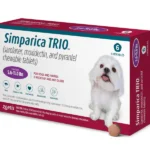 SIMPARICA TRIO chewable tab for dog ( 1 tablet ) 2.5 - 5 kg