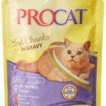 Procat with turkey & liver in gravy - 85gm