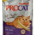 Procat with turkey & liver in gravy for sterilised cats - 85gm