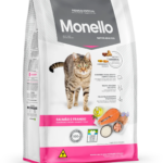 Monello dry food for adult cat with salmon & chicken - 1kg