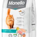 Monello dry food for hairball in adult cat with chicken & fish - 1kg