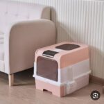 Closed litter box