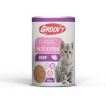 Groovy soft food for kitten - beef flavor - 400gm