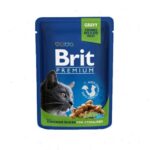 Brit Premium Cat Pouches Sterilized 100g Brit, Pouches, Cats